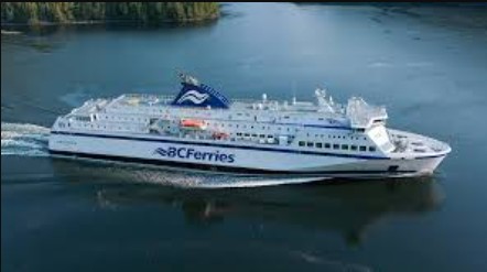 BC Ferries vessel traveling to Haida Gwaii