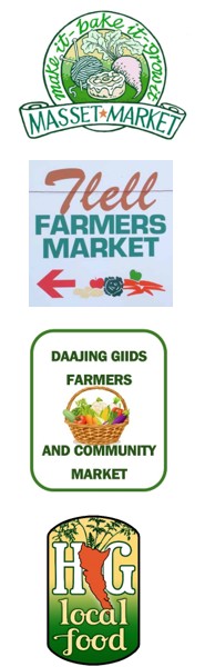 Farmers market scene